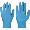 Gants jetables en nitrile Bleu – Sans poudre – Taille?: 9(Box a100St.)