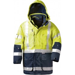 Parka haute visibilité JEKYLL Taille S, jaune/bleu