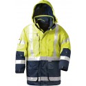 Parka haute visibilité JEKYLL Taille 3XL, jaune/bleu