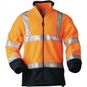Veste softshell Haute visibilité Taille S, orange/marine