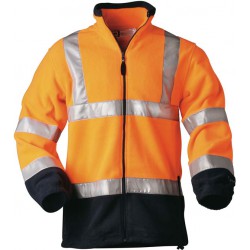 Veste softshell Haute visibilité Taille 3XL, orange/marine