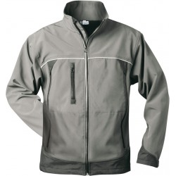 Veste Softshell Beta, Taille XL, gris/noir