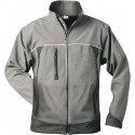 Veste Softshell Beta, Taille 2XL, gris/noir