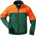 Veste forestière Sanddorn, Softshell,Gr.2XL,vert /orange