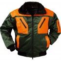 Gilet de Pilote pour Homme rougedorn, Taille L, vert /orange