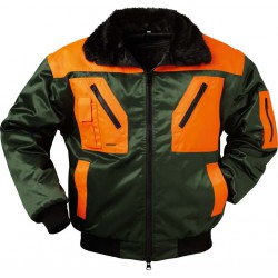 Gilet de Pilote pour Homme rougedorn, Taille XL, vert /orange