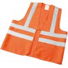 Gilet Haute visibilité Taille L, Textil, orange