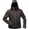 Veste Softshell avec capuche Taille M, noir