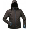 Veste Softshell avec capuche Taille 2XL, noir
