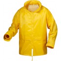 Veste de pluie Nylon/Vinyl, Taille XL, jaune