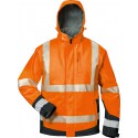 Veste softshell Haute visibilité LUKAS Taille XL, orange/noir