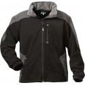 Veste Chelsea, Fleece, Taille M, noir/gris