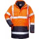 Parka haute visibilité TRAVIS Taille 2XL, orange/marine
