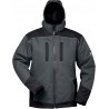 Blouson softshell Aouix, Taille S, gris/noir