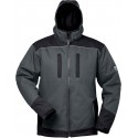 Blouson softshell Aouix, Taille 3XL, gris/noir