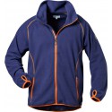 Veste polaire Connor,léger ,Gr. S, marine/orange