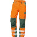 Pantalon de travail haute visibilité NIZZA Taille 48, orange/gris