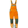Salopette Haute visibilité METZ Taille 58, orange/gris