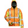 Veste softshell Haute visibilité HOSS Taille S, orange/jaune
