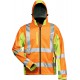 Veste softshell Haute visibilité HOSS Taille 3XL, orange/jaune