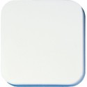 Opus 560.401.02 bascule pour interrupteur et bouton poussoir – Neutre, sans Symbole, blanc pur