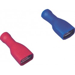 Cosse isolé 0,5-1,5mm2 rouge Jager (Par 100)