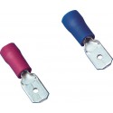 Racleur plat 1,5-2,5mm2 bleu Jager (Par 100)