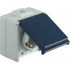 Prise de courant Schuko IP54 1 compartiment de 250 V AC 50 Hz 10/16 A avec rabat 2714820