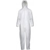 Combinaison jetable PP,40 g/m2,Taille 2XL, blanc