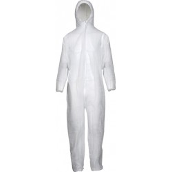Combinaison jetable PP,40 g/m2,Taille 3XL, blanc
