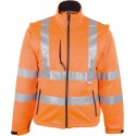 Veste softshell Haute visibilité Taille S, orange