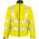Veste softshell Haute visibilité Taille 2XL, jaune fluo