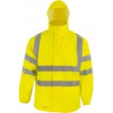 Veste de pluie RJG, Taille M, jaune