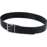 Ceinture cuir Carsten, double broche longueur 110 cm