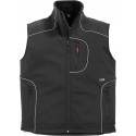 Gilet Softshell Martin, 380 g/m2, Taille 2XL, noir