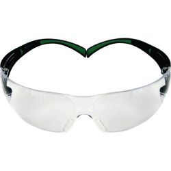 Lunettes de sécurité SecureFit-SF400 EN 166.EN 172 branches noir vert Objectif I/O PC 3M.