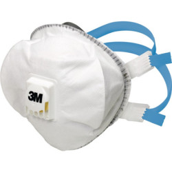 Masque respiratoire 8825+ FFP2/V R D avec valve expiratoire 3M (Par 5)