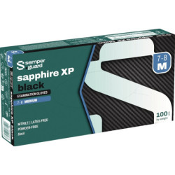 Gants jetables Semperguard Nitrile Style Taille S noir Nitrile 100 pcs./carton