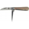 Couteau pliant 2 lames - manche bois