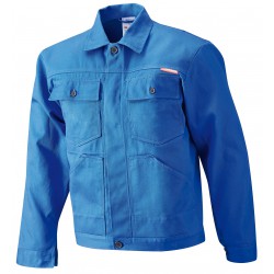 Veste de travail , 100% coton,290 g/m2,Gr.54,bleu