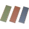 Pierre a aiguiser-Set W7EFC 70X25 rouge/bl/gr DMT