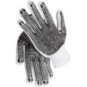 Gant tricoté avec picot 2 faces , PES,Taille 11