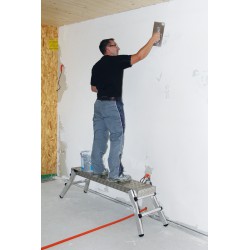 Plate-forme de travail en aluminium - L x l plate-forme 1300 x 290 mm pliable