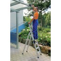 Escabeau a marches, accès un coté - modèle confort avec ergo-pad - 5 marches