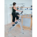 Escabeau pliant alu 3 marches