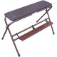 Banc pliant B:1,00x0,25m H:0,70mtr.