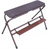 Banc pliant B:1,00x0,25m H:0,70mtr.