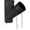 Entonnoir goulotte H 1,10m plastique