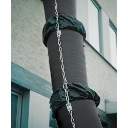 Housse pour goulottes a gravats, Noir - muba 1108