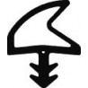 Joint porte SC 435 marron (Par 50)